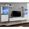 Meuble TV Mural Design "Switch XIV" 320cm Blanc 11 Meuble TV Mural Design "Switch XIV" 320cm Blanc -Deco.fr Soldes Boutique meuble tv 19714959