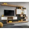 Ensemble Meuble TV "Palermo" 300cm Naturel & Anthracite -Deco.fr Soldes Boutique meuble tv 19715425