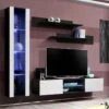Meuble TV Mural Design "Fly XIX" 210cm Blanc & Noir 9 Meuble TV Mural Design "Fly XIX" 210cm Blanc & Noir -Deco.fr Soldes Boutique meuble tv 19715895