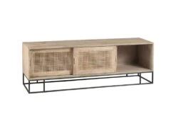 Meuble TV Cannage Manville En Bois -Deco.fr Soldes Boutique meuble tv 20122227
