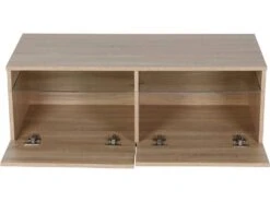 Meuble TV LED "Parson" - Chêne -Deco.fr Soldes Boutique meuble tv 20976657