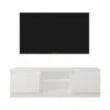 Meuble TV Silva 2 Portes - Venprodin - 120 Cm Blanc