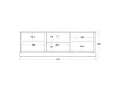 Meuble TV 2 Portes 1 Tiroir Bois Noir - UNYS -Deco.fr Soldes Boutique meuble tv 21744369