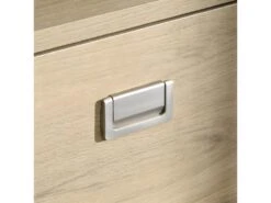 Meuble TV Aspect Chêne Clair, Noir Au Design Réversible -Deco.fr Soldes Boutique meuble tv 21988971