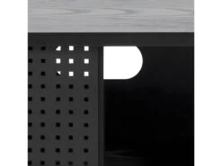 Angus Meuble TV Avec 1 Porte, Coulissante, Noir. -Deco.fr Soldes Boutique meuble tv 22048199