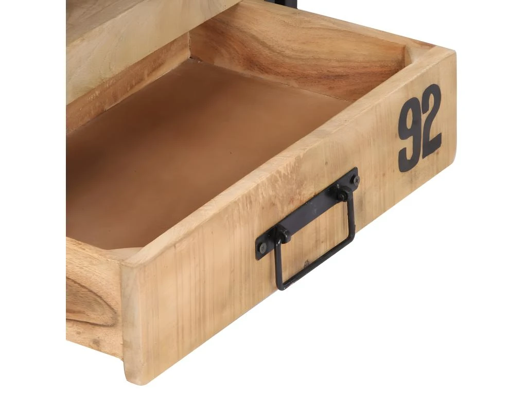 Meuble Télé Buffet Tv Télévision Design Pratique 100 Cm Bois Massif De Manguier 2502272 5 Meuble Télé Buffet Tv Télévision Design Pratique 100 Cm Bois Massif De Manguier 2502272 – Image 5