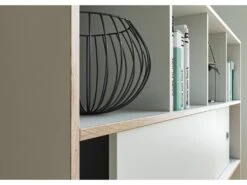 Jesper Table TV 2 Portes Blanche. -Deco.fr Soldes Boutique meuble tv 22162973