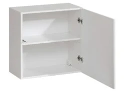 Ensemble De Meubles Design De Salon SWITCH IV. Coloris Blanc Et Chêne. Finitions Chêne Fraisé Et Blanc Brillant . -Deco.fr Soldes Boutique meuble tv 22329815