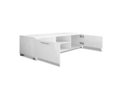 Meuble Télé Buffet Tv Télévision Design Pratique à Haute Brillance Blanc 120 Cm 2502039 -Deco.fr Soldes Boutique meuble tv 22365327