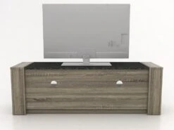 Meuble TV METEORITE - 2 Niches & 2 Tiroirs - MDF Plateau Effet Granite 21 Meuble TV METEORITE - 2 Niches & 2 Tiroirs - MDF Plateau Effet Granite -Deco.fr Soldes Boutique meuble tv 225733