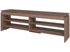 Meuble TV 65 Pouces Châtaignier 5 Niches 153 Cm -Deco.fr Soldes Boutique meuble tv 22970073