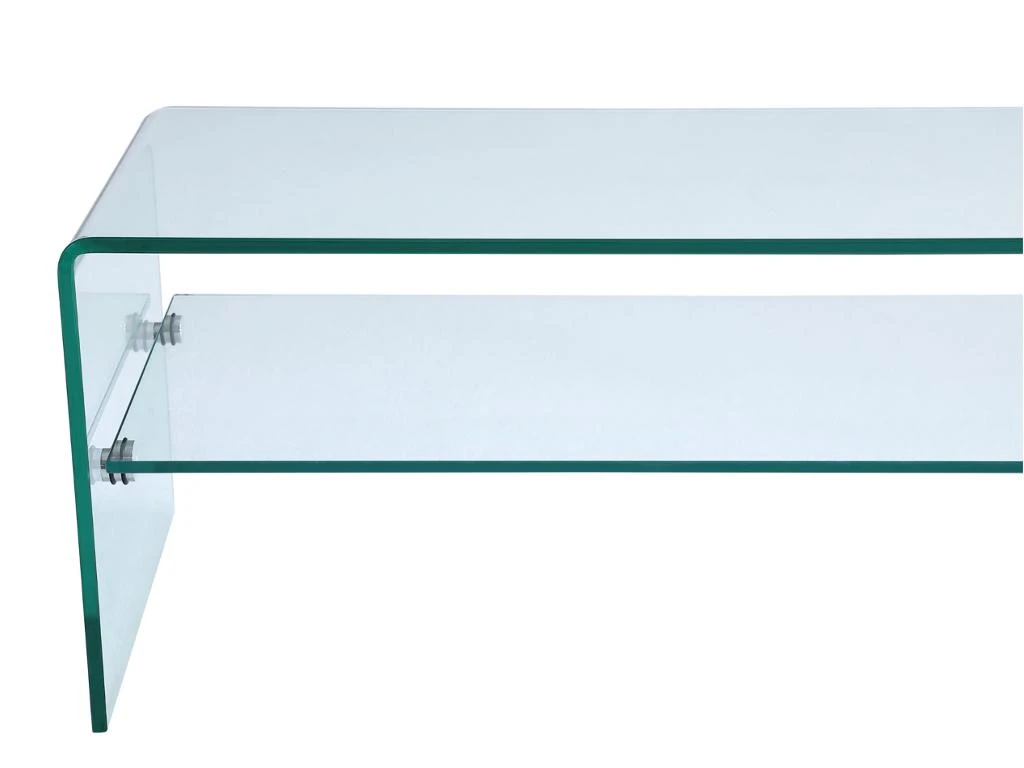 Meuble TV STILEOS - 1 Niche - Verre Trempé 5 Meuble TV STILEOS - 1 Niche - Verre Trempé – Image 5