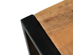 Meuble TV Avec 3 Tiroirs Et 1 Niche En Bois De Manguier Et Métal Noir - Naturel Clair - HARLEM 8 Meuble TV Avec 3 Tiroirs Et 1 Niche En Bois De Manguier Et Métal Noir - Naturel Clair - HARLEM -Deco.fr Soldes Boutique meuble tv 295905