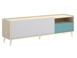Meuble TV BICA - 1 Porte - Multicolores 9 Meuble TV BICA - 1 Porte - Multicolores -Deco.fr Soldes Boutique meuble tv 382207