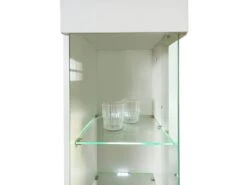 Mur TV Avec Rangements Et LEDs - Blanc Laqué - BRIANO -Deco.fr Soldes Boutique meuble tv 4444967