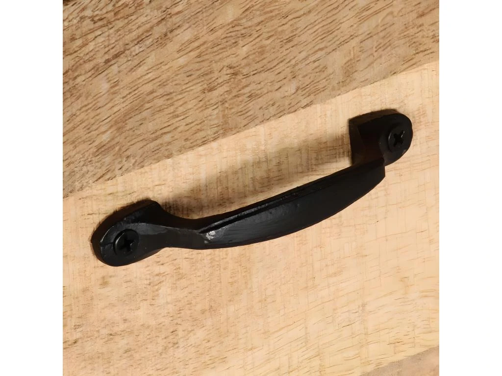 Meuble Télé Buffet Tv Télévision Design Pratique 130 Cm Bois Massif De Manguier 2502052 2 Meuble Télé Buffet Tv Télévision Design Pratique 130 Cm Bois Massif De Manguier 2502052 – Image 2