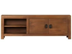Meuble Télé Buffet Tv Télévision Design Pratique 120 Cm Bois De Manguier Massif 2502066 -Deco.fr Soldes Boutique meuble tv 8920719