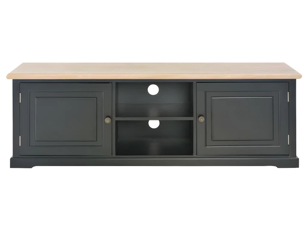 Meuble Télé Buffet Tv Télévision Design Pratique Noir 120 Cm Bois 2502205 3 Meuble Télé Buffet Tv Télévision Design Pratique Noir 120 Cm Bois 2502205 – Image 3