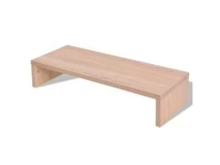 Meuble Télé Buffet Tv Télévision Design Pratique Support De Moniteur Aggloméré 60 Cm Beige 2502235