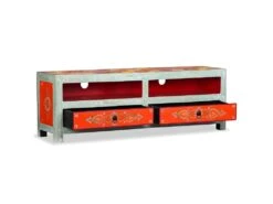 Meuble Télé Buffet Tv Télévision Design Pratique Bois De Manguier Massif Peint à La Main 2502150 7 Meuble Télé Buffet Tv Télévision Design Pratique Bois De Manguier Massif Peint à La Main 2502150 -Deco.fr Soldes Boutique meuble tv 8923283