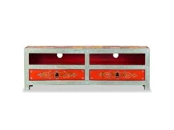 Meuble Télé Buffet Tv Télévision Design Pratique Bois De Manguier Massif Peint à La Main 2502150 8 Meuble Télé Buffet Tv Télévision Design Pratique Bois De Manguier Massif Peint à La Main 2502150 -Deco.fr Soldes Boutique meuble tv 8923285