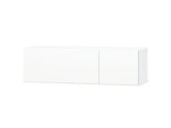 Meuble Télé Buffet Tv Télévision Design Pratique Aggloméré 120 Cm Blanc Brillant 2502058