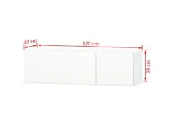 Meuble Télé Buffet Tv Télévision Design Pratique Aggloméré 120 Cm Blanc Brillant 2502058 5 Meuble Télé Buffet Tv Télévision Design Pratique Aggloméré 120 Cm Blanc Brillant 2502058 -Deco.fr Soldes Boutique meuble tv 8923459