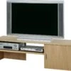Meuble TV 150 Cm 65 Pouces Maxi 1 Porte - Coloris: Chêne Naturel