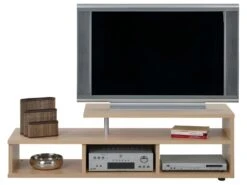 Meuble TV 150 Cm 5 Niches Panneaux Epais - Coloris: Hêtre -Deco.fr Soldes Boutique meuble tv 9174997