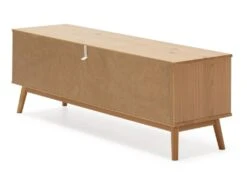 Meuble TV Bruce 2 Tiroirs Et 2 Portes, Bois Massif, 140 Cm (Largeur) 51 Cm (Hauteur) -Deco.fr Soldes Boutique meuble tv 9175153