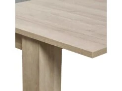 IRIS - Table Rectangulaire Allongeable Imitation Bois -Deco.fr Soldes Boutique table a manger 10032243