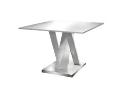 BERGEN - Table Repas Rectangulaire L160cm Coloris Blanc