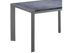 GELD - Table Repas Rectangulaire Métal Et Verre 5 GELD - Table Repas Rectangulaire Métal Et Verre -Deco.fr Soldes Boutique table a manger 10034667