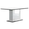 COLUMBUS / ALYSSA - Table Rectangulaire Laquée Brillant Blanc -Deco.fr Soldes Boutique table a manger 10035327