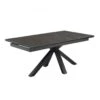 Table Extensible 160/240 Cm Céramique Gris Foncé Pied Croix - UTAH 04 5 Table Extensible 160/240 Cm Céramique Gris Foncé Pied Croix - UTAH 04 -Deco.fr Soldes Boutique table a manger 10233453