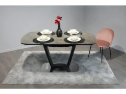 Table De Repas Extensible En Céramique Grise 160 à 200 Cm - CERA 8 Table De Repas Extensible En Céramique Grise 160 à 200 Cm - CERA -Deco.fr Soldes Boutique table a manger 10233589