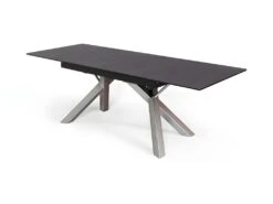 Table Design Céramique Extensible 180 à 220 Cm Pieds Acier - Roma