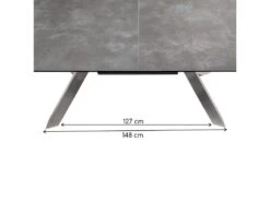 Table Design Céramique Extensible 180 à 220 Cm Pieds Acier - Roma 9 Table Design Céramique Extensible 180 à 220 Cm Pieds Acier - Roma -Deco.fr Soldes Boutique table a manger 10233601