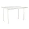Table Extensible En Largeur 55/110 Plateau Verre Blanc - AGATE -Deco.fr Soldes Boutique table a manger 10233811
