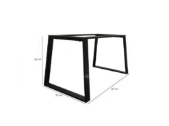 Table Extensible 160/240 Cm Céramique Gris Marbré Pied Luge - ARIZONA 02 -Deco.fr Soldes Boutique table a manger 10233859