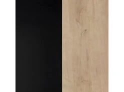 Table De Repas Revêtement Effet Chêne Piètement Métal Noir Mat - MODE -Deco.fr Soldes Boutique table a manger 10346497