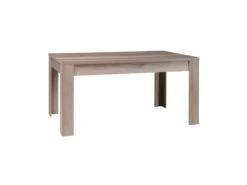 Table Pour Salle à Manger MIRO. Dimensions 180 Cm. Coloris Oak Canyon, Chêne Clair.