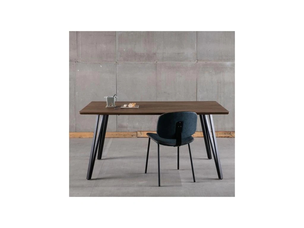 Table De Repas Bois/Métal - BILBAO 2 Table De Repas Bois/Métal - BILBAO – Image 2