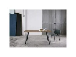 Table De Repas Bois/Métal - BILBAO 7 Table De Repas Bois/Métal - BILBAO -Deco.fr Soldes Boutique table a manger 11138755