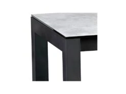 Table De Repas Carrée Acier/Verre - JOMP -Deco.fr Soldes Boutique table a manger 11139761