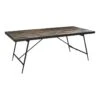 Table De Repas Rectangulaire Métal/Bois Massif - WINSON -Deco.fr Soldes Boutique table a manger 11139783