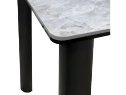 Table De Repas 175 Cm En Céramique Gris Marbré Et Pieds Métal - TULYNE -Deco.fr Soldes Boutique table a manger 11158263