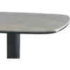 Table Haute 60 X 60 Cm Plateau Céramique Gris Et Pied Métal - SIGMA -Deco.fr Soldes Boutique table a manger 11167595