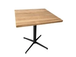 CAFE- Table Carree Bois Massif L70