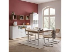 Table De Repas Extensible 180/240 Cm Finition Chêne Texturé - VERONICA 6 Table De Repas Extensible 180/240 Cm Finition Chêne Texturé - VERONICA -Deco.fr Soldes Boutique table a manger 11222079